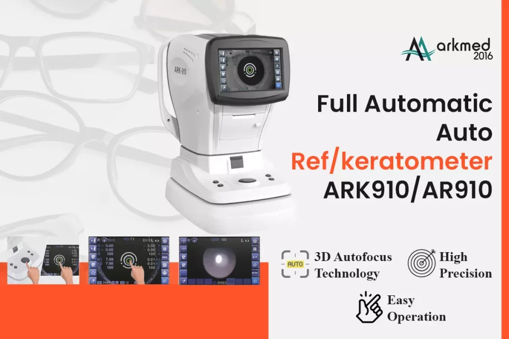 Full Automatic Auto Ref/Keratometer ARK910 AR910