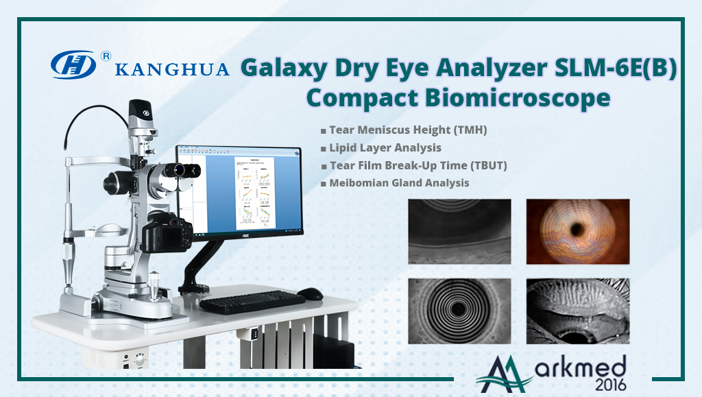 Kanghua Galaxy Dry Eye Analyzer SLM-6E(B) компактен биомикроскоп